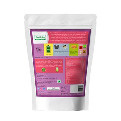 The Food Folks Chosen Raw Chia Seeds 500 gm - Nutritional Bars