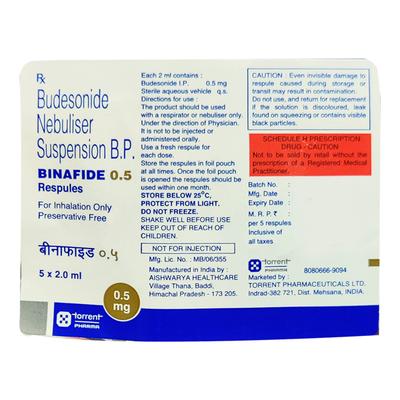 BINAFIDE 0.5 Respules 5x2ml - Asthma/COPD-Ast