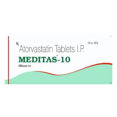 MEDITAS 10mg Tablet 10's - High Cholesterol-Dys