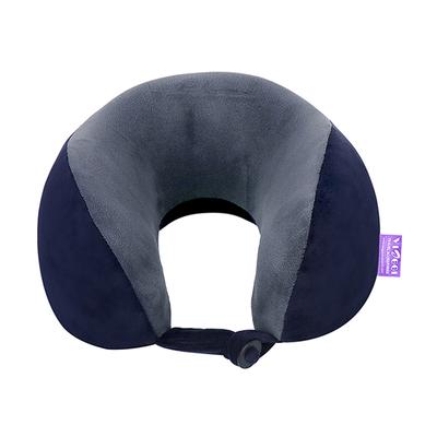 VIAGGI U Shape Super Soft Memory Foam Travel Neck Pillow - Navy Grey - Others Ortho Supports