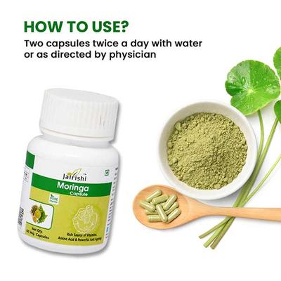 Jairishi Moringa Veg Capsule 60's - Speciality Medicines