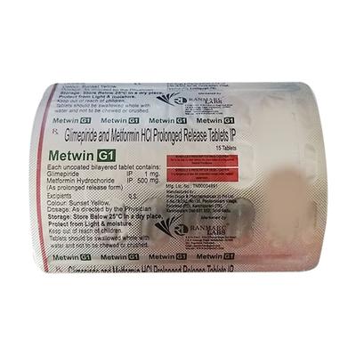 METWIN G 1 Tablet 15's - Diabetes-Ant