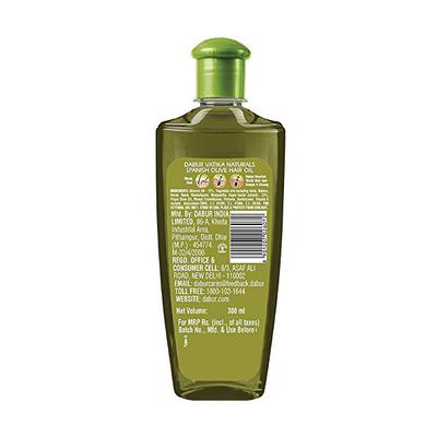 Dabur Vatika Naturals Hair Oil - Spanish Olive 300 ml - Hair Oils