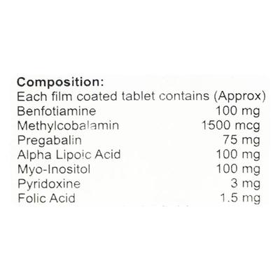 ALNERV Tablet 10's - Neuropathic Pain-Dru