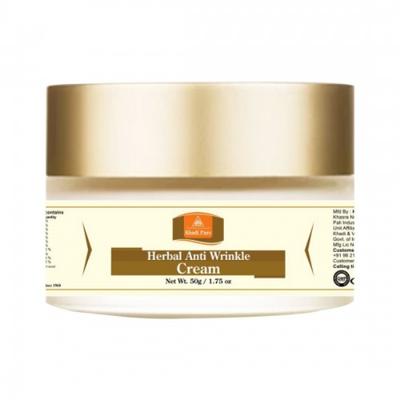 Khadi Pure Herbal Anti Wrinkle Cream 50 gm - Creams/Oils/Lotions