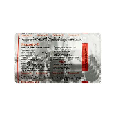 PRAZORIC D Capsule 10's - Ulcer/Reflux/Flatulence-Aaa