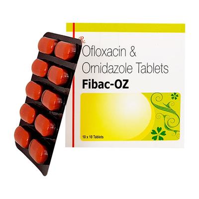 FIBAC OZ Tablet 10's - Bacterial Infections-Qui