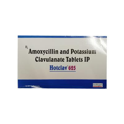 HOTCLAV 625 Tablet 10's - Bacterial Infections-Pen