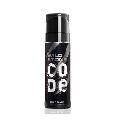 Wild Stone Perfume Body Spray - Chrome 120 ml - Men Deodorants/Roll-Ons