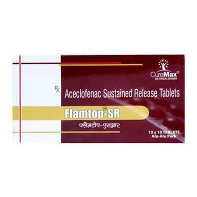 FLAMTOP SR 200mg Tablet 10's - Pain relief-Nsa