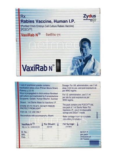 Vaxirab N Injection 1's - Vaccines