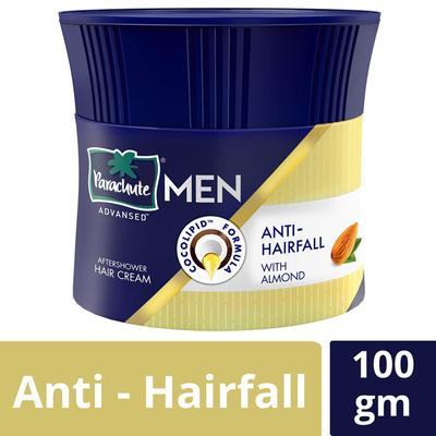 Parachute Advansed Men After Shower Anti-Hair Fall Hair Cream with Almond 100 gm - Hair Creams