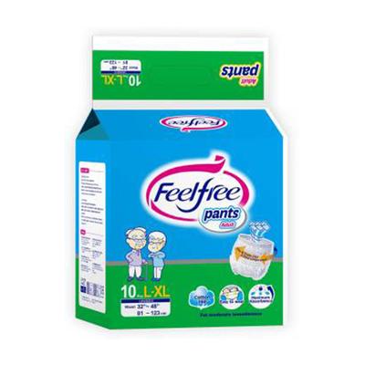 Feelfree Adult Pull Up Diaper - L-XL 10's - Adult Diapers & Pads