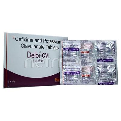 Delbi CV Tablet 10'S - Bacterial Infections-Cep