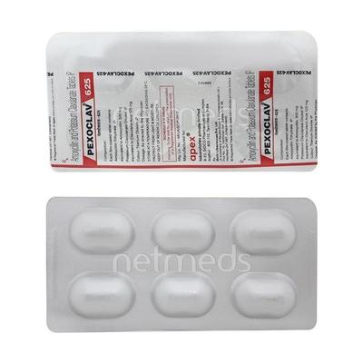 Pexoclav 625mg Tablet 6'S - Bacterial Infections-Pen