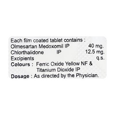 Olzox CH 40/12.5mg Tablet 10'S - Hypertension-Ang
