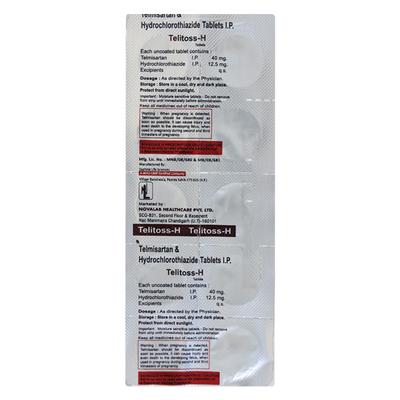 TELITOSS H Tablet 10's - Hypertension-Ang