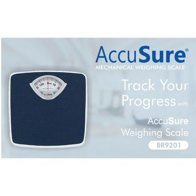 AccuSure Analog Weighing Scale - Health Monitors And Equipment