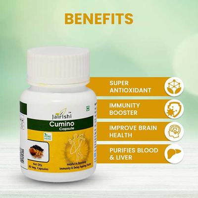 Jairishi Cumino Veg Capsule 60's - Speciality Medicines
