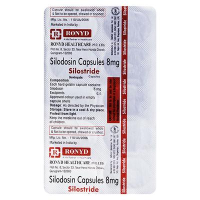 SILOSTRIDE Capsule 10's - Bladder And Prostate Disorders-Dru