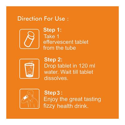 Bhumija Lifesciences Lifefiz Moringa Effervescent Tablet - Blueberry Flavour 20's - Health Products