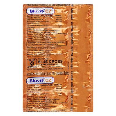 BLUVIT CZ Chewable Tablet 15's - Supplements-Vic