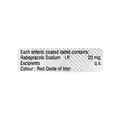 RABEJEN 20mg Tablet 10's - Ulcer/Reflux/Flatulence-Aaa