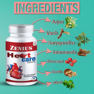 Zenius Heart Care Capsule 60's - Speciality Medicines