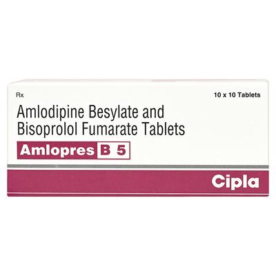 AMLOPRES B 5 Tablet 10's - Hypertension-Ang