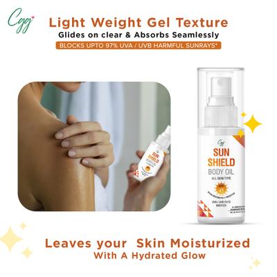 CGG Cosmetics Sun Shield Body Oil SPF 45 For All Skin Type 50 ml - Massage Oils
