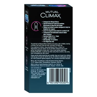 Durex Condoms - Mutual Climax 10's - Plain/Flavoured Condoms