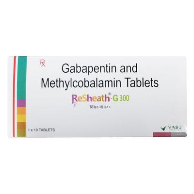RESHEATH G 300 Tablet 10's - Neuropathic Pain-Dru