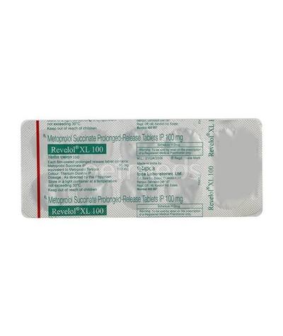 Revelol XL 100mg Tablet 10'S - Hypertension-Bet