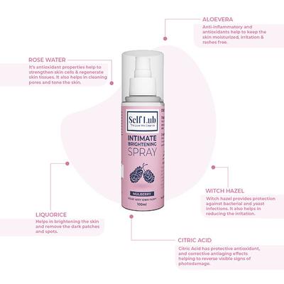 Self Lub Intimate Brightening Spray - Mulberry 100 ml - Intimate Care