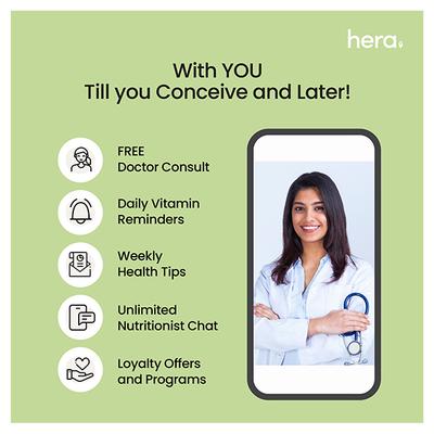 Hera No More PCOD Capsule 60's - Women Health