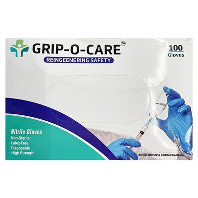 Grip-O-Care Nitrile Examination Gloves (L) 100's - Surgical Consumable