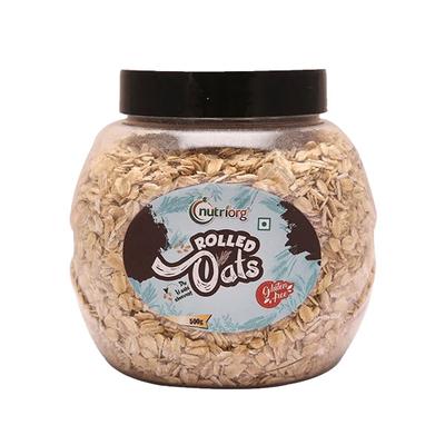 Nutriorg Rolled Oats 500 gm - Weight Loss