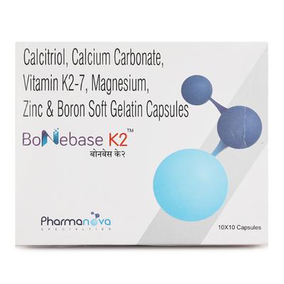 BONEBASE K2 Capsule 10's - Supplements-Vam