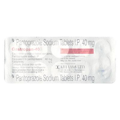 GASTROPAN 40mg Tablet 10's - Ulcer/Reflux/Flatulence-Aaa