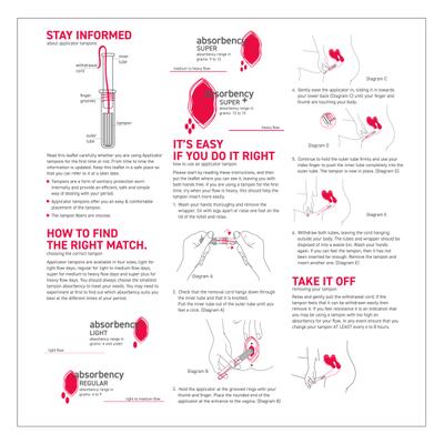 Sanity Applicator Tampons (Pack of 2 X 10's) - Regular and Super - Tampons