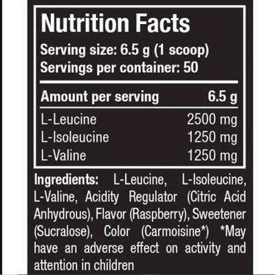 One Science Nutrition Recharge BCAA Powder - Red Raspberry 325 gm - Bcaa Supplements