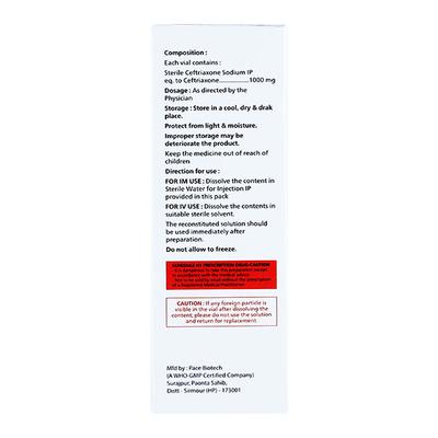 CEFMAC 1gm Injection 1's - Bacterial Infections-Cep