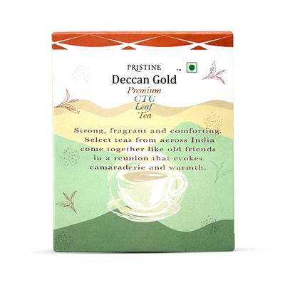 Pristine Deccan Gold Premium CTC Tea Leaves 250 gm - Green/Herbal Teas