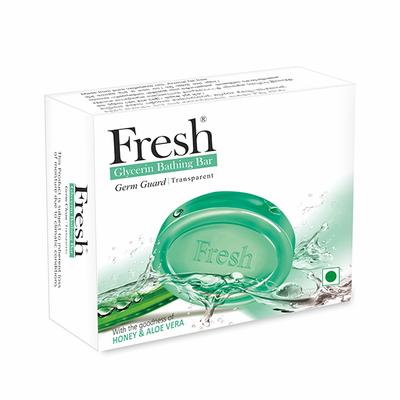 Fresh Glycerin All Weather Bathing Bar - Honey and Aloe Vera 75 gm - Soaps