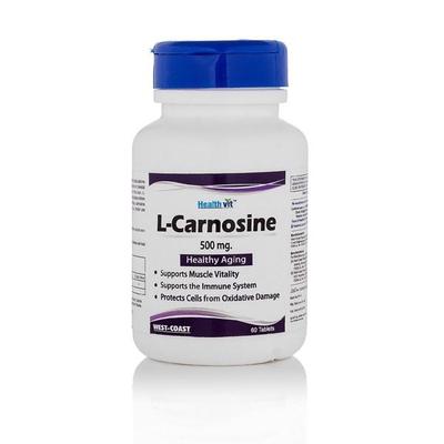 Healthvit L-Carnosine 500 mg Tablet 60's - Amino Acids