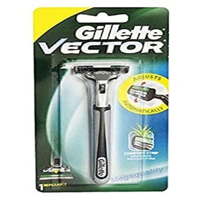 Gillette Vector+ Manual Shaving Razor + 1 Refill 1's - Razors & Cartridges