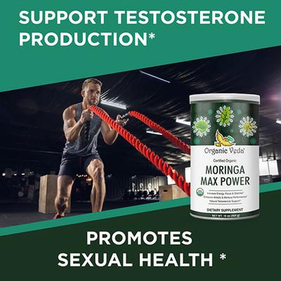 Organic Veda Moringa Max Powder 454 gm - Pure Herbs