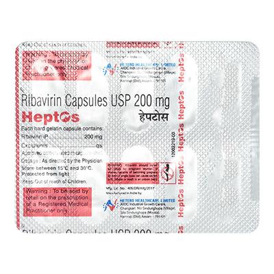 Heptos 200mg Capsule 10'S - Viral infections-Ant