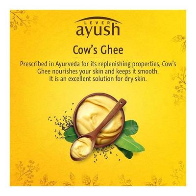 Lever Ayush Moisturising Cow's Ghee Soap 100 gm - Soaps