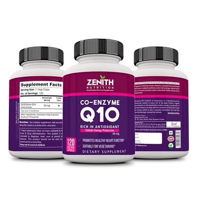 Zenith Nutrition Coq10 30 mg Capsules 120's - Co-Q
